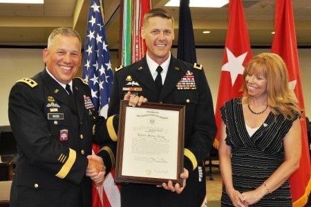 Military family using Army Military Bank services